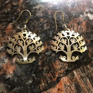 Sterling Silver tree of life earrings